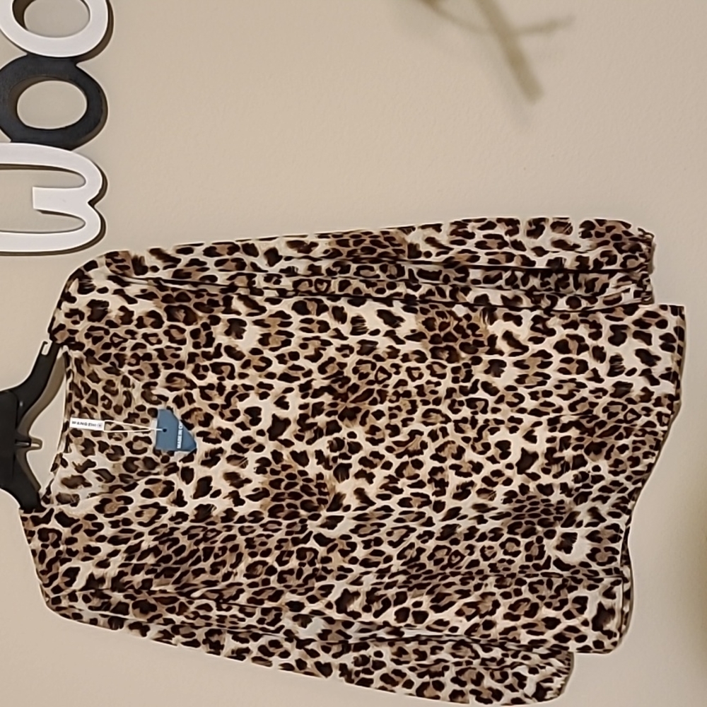 Leopard print blouse